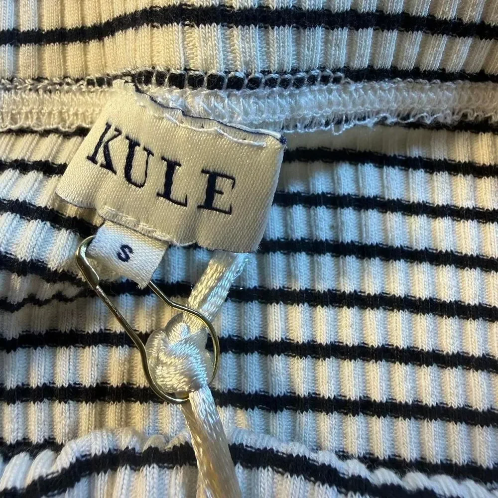 Kule Women's Black and Cream Skirt